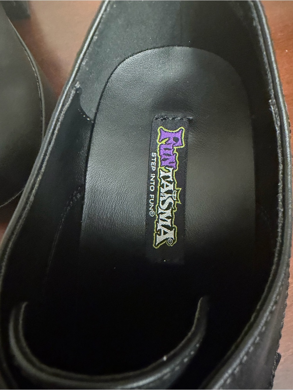 Funtasma Jazz-02 Black Vegan Platform Disco Shoes Unisex NWOT - Picture 8 of 13